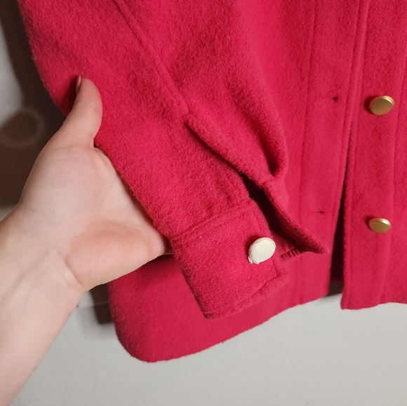 NWT Joie Faux Wool Pink Jacket. Size XS. Slightly oversized. - Picture 14 of 16